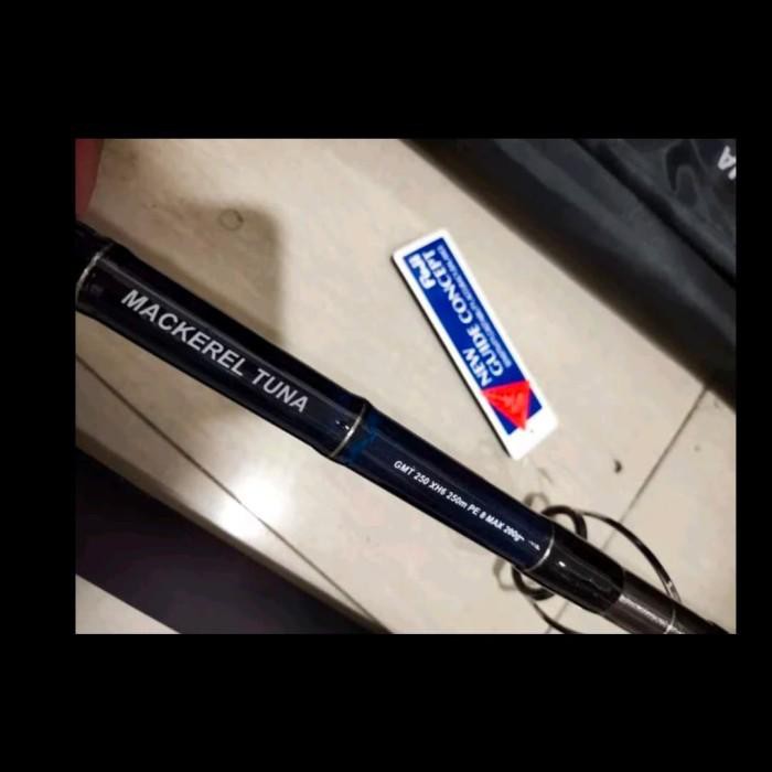 alat pancing mantul habis joran popping g tech mackerel tuna pe 8 250 cm xhs