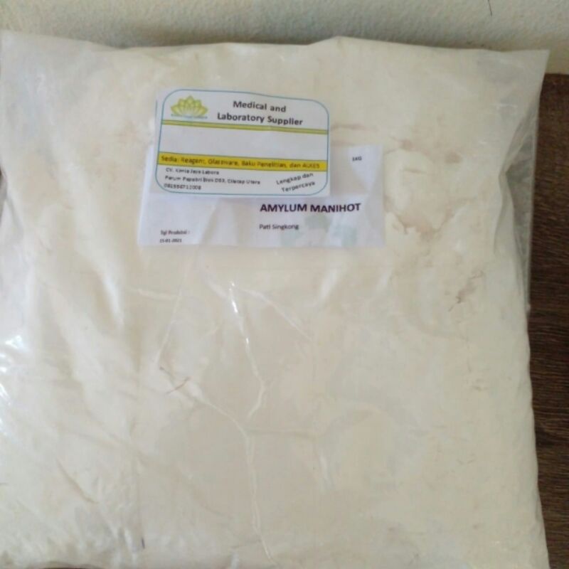 

AMILUM MANIHOT 100 gram _Manihot Utilisima 100 Gram _ Pati _CoA Ready By Request_ Starch