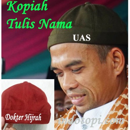 PECI BORDIR DEWASA, miki hat, topi kopiah