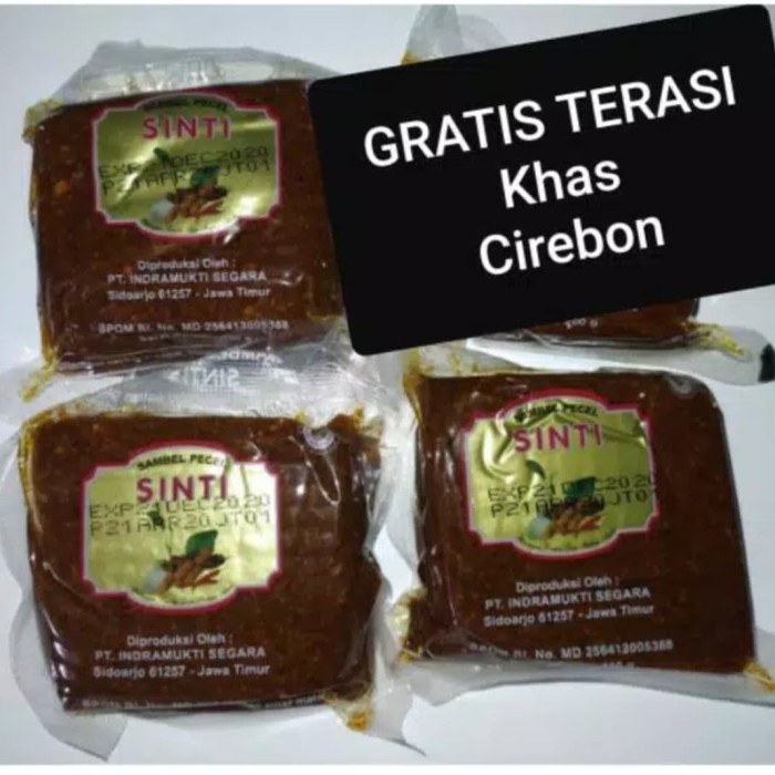 

PROMO SAMBEL PECEL SINTI 200gram