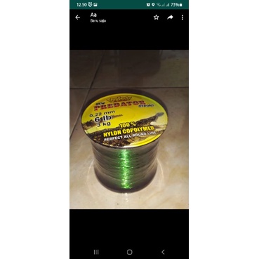 senar pancing super kuat anti kusut