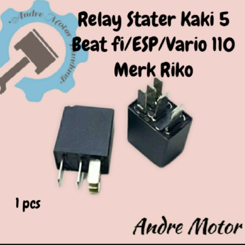 Relay/Riley Stater Kaki 5 Beat fi/ESP/Vario 110 Merk Riko Kualitas Ori