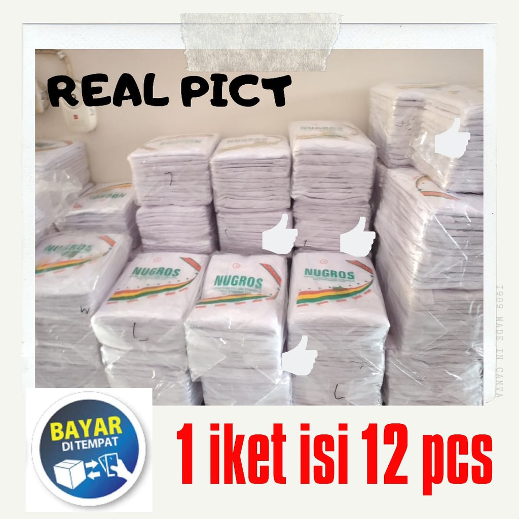 KAOS DALAM PRIA DEWASA 1LUSIN - SINGLET PRIA 1LUSIN