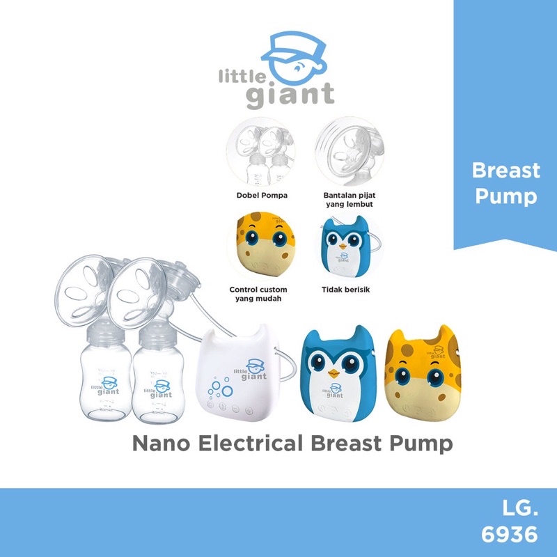 Little Giant Nano electric Breast Pump - Pompa Asi elektrik FREE BUBBLE WRAP LG.6936