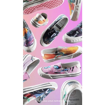 Compass Retrograde Slip On x Jason Ranti Artwork 1-6