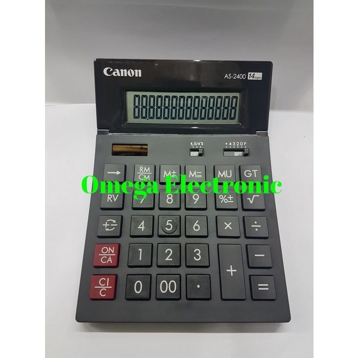 

Canon As-2400 - Calculator Desktop Kalkulator Meja Kantor 14 Digits