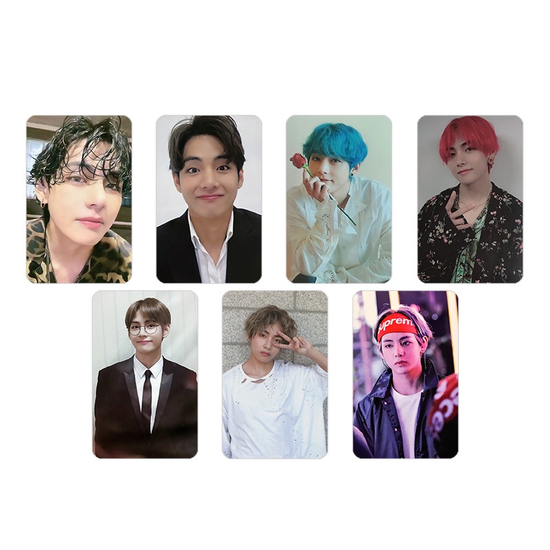 7pcs / set Kartu Memori BTS 2017-2020 Dengan our universe ARMY