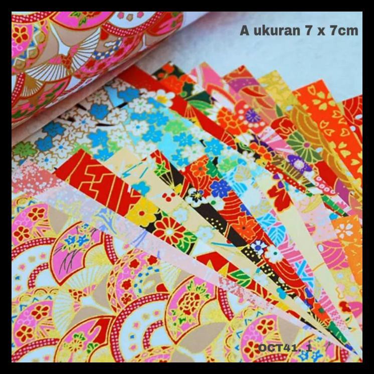 

BEST SELLER 20pcs/set kertas impor untuk origami jepang, washi, chiyogami, yuzen - Opsi A