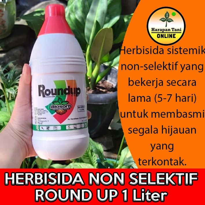 Roundup 1L | Herbisida Sistemik Non-Selektif | Membasmi Gulma Daun