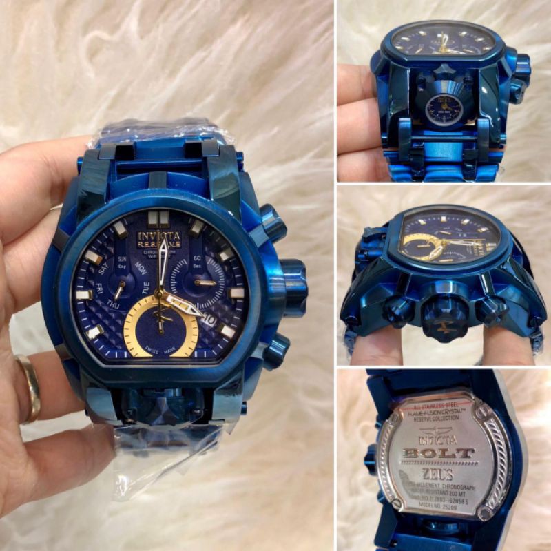 jam tangan pria invicta BOLT ZEUS blue