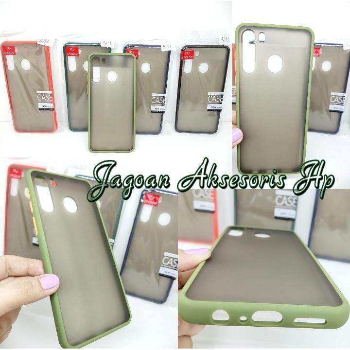 Bumper AERO CASE Samsung A21 A215 6.5 Inchi Premium Hardcase My Choice List Warna Matte