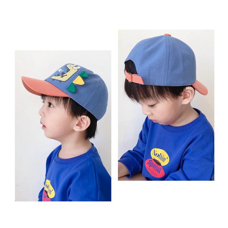 Topi Baseball Anak Laki-laki / Perempuan Model Dinosaurus Import HT016