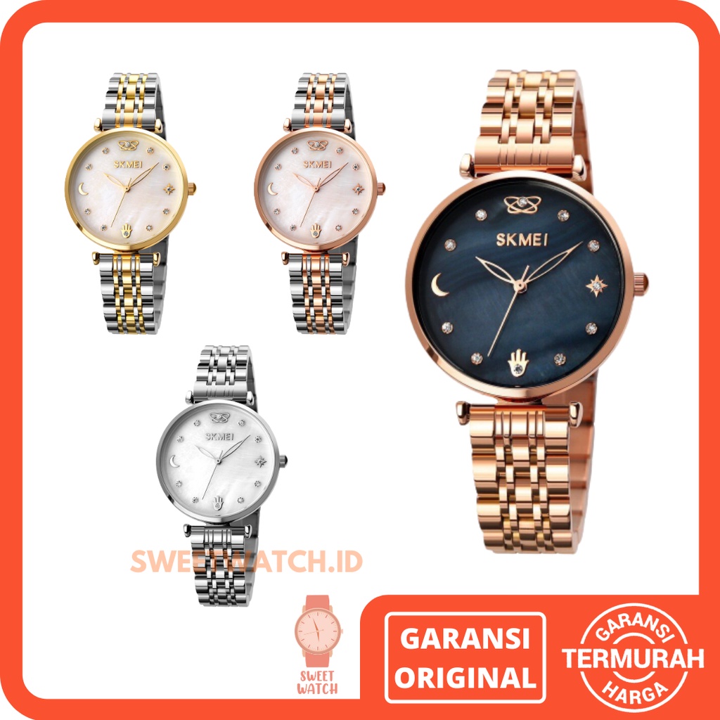 Jam Tangan SKMEI 1800 Jam Skmei Jam Tangan Cewek Jam Tangan Wanita Jam Tangan Rantai Jam Cewek