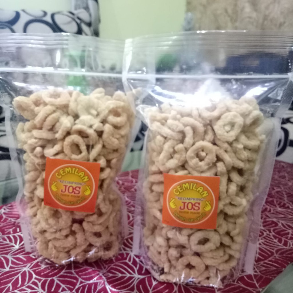 

Makanan Ringan Snack Ring Udang Jos Enak Gurih Higienis