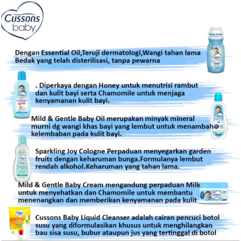 8 in 1 | 7 in 1 Cussons Baby Fun Bathing Pack + Telon Cussons Large Bag , Gift Set Bayi, Kado Bayi, Set Bedak Bayi