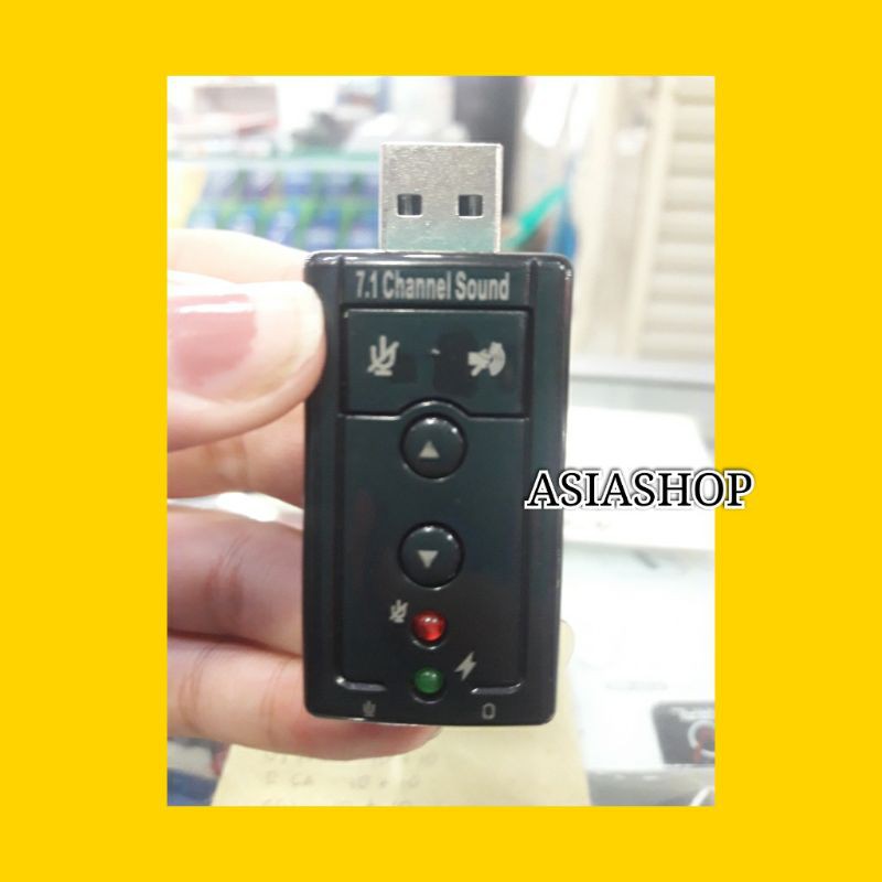USB Sound 7.1 Channel Adapter / USB Soundcard 7.1 Sound Adapter