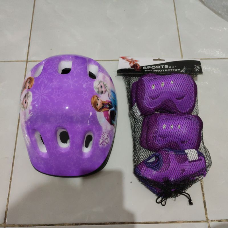 HELM MURAH /Helm Sepatu Roda Anak Dan Dekker tangan dan kaki