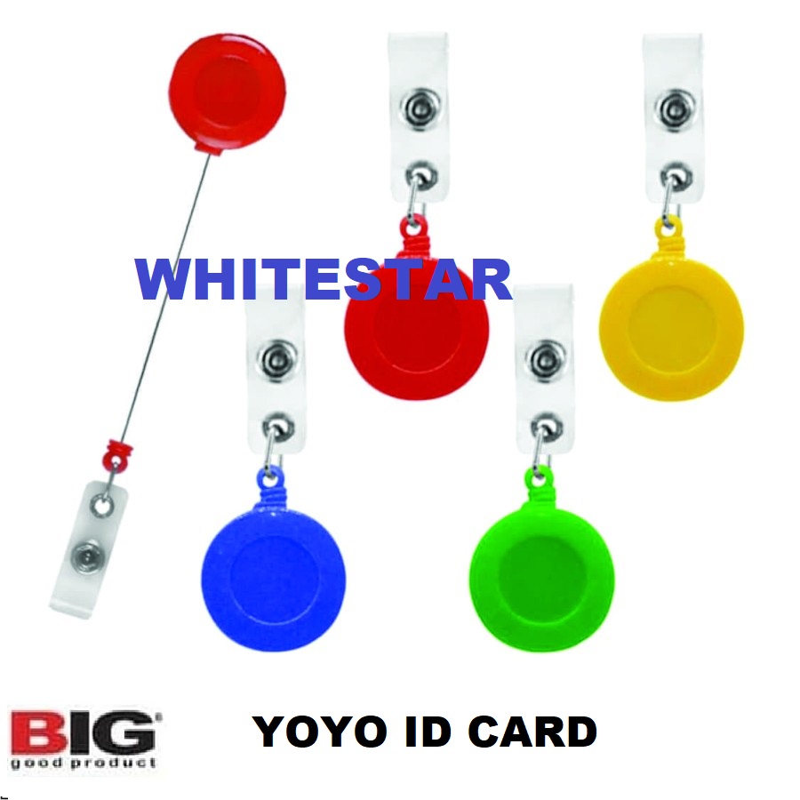 

yoyo tali jepit id card name tag