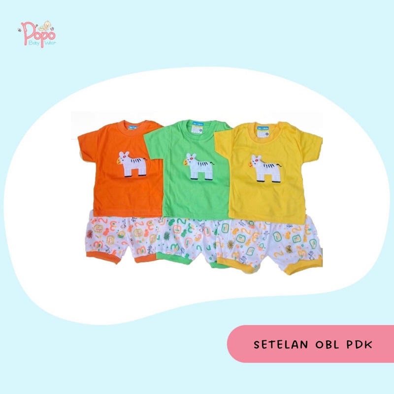 Setelan Oblong Bayi Pendek (Diana/Req warna di notes)