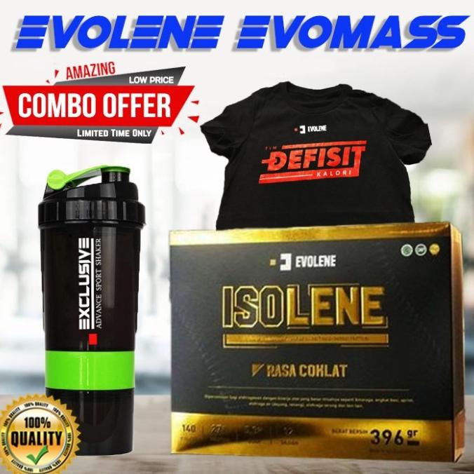 Jual ISOLENE 12 SACHET EVOLENE WHEY PROTEIN ISOLATE BCAA UNTUK CUTTING