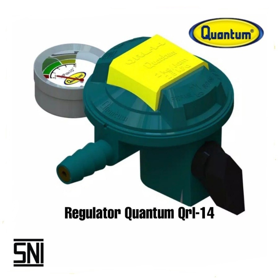 regulator tabung gas meteran/Kepala Regulator Gas Quantum QRL 14