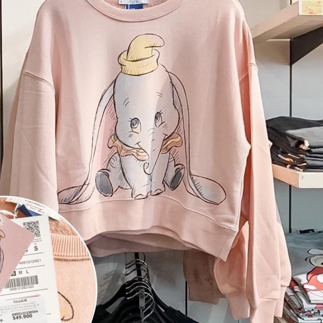 ➶ (Full PriceTag) Pull&bear x Dumbo Disney Sweatshirt ☈