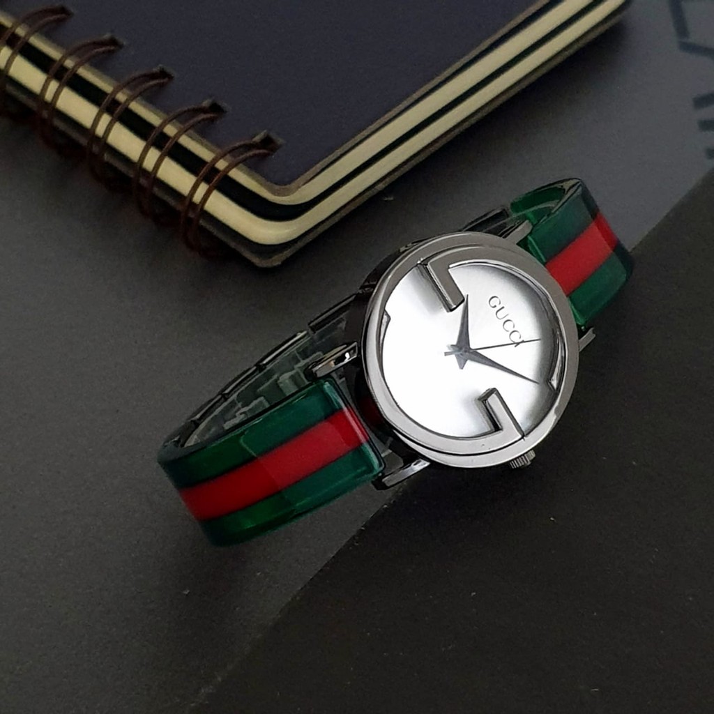 Jam Tangan Wanita Gc2909 Lv Rantai Mika Free Box & Baterai