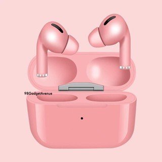 AIRS PRO 3 AIRPODS PRO TWS HEADSET BLUETOOTH INPODS HANDSFREE WIRELESS - Merah Muda
