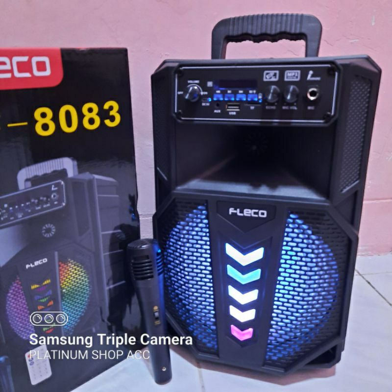 SPEAKER BLUETOOTH 8.5 INCI SUPER BASS BONUS MIC SPEAKER MULTIMEDIA MP3