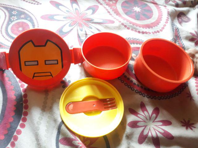 Marvel Miniso Double Layered Bento Box Kotak Makanan