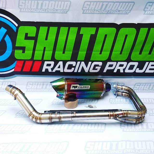Knalpot R9 VALENCIA Rainbow NINJA 250-NINJA 250 FI-R25-MT25 -CBR 250RR