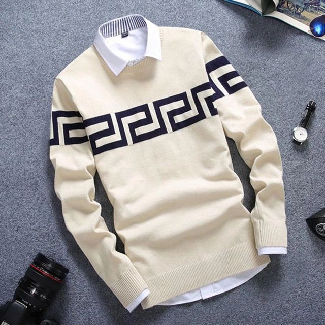 LULUSTORE.CO.ID - SWEATER RAJUT LABIRIN CREAM (NEW)
