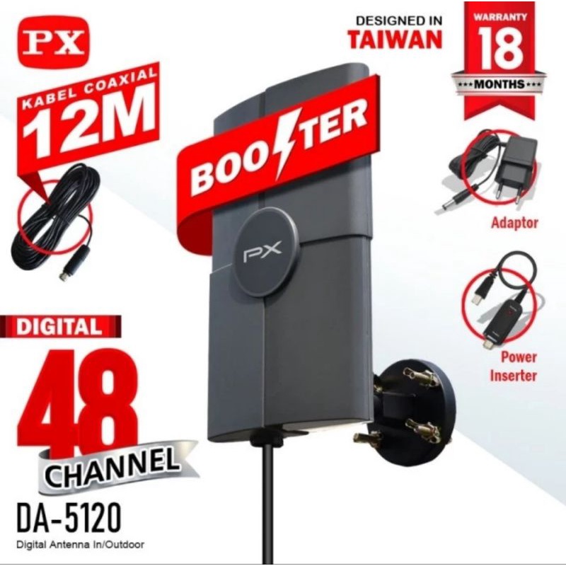 Antena Digital TV Indoor / Outdoor Antenna PX DA-5120