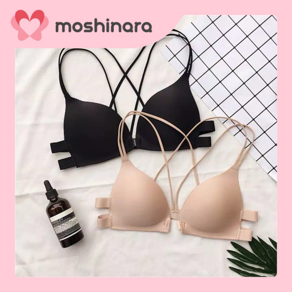BH Wanita Bra Tanpa Kawat Sport Jumbo Sorex Remaja Tali Crop Top Korea Underwear Bralette Kemben