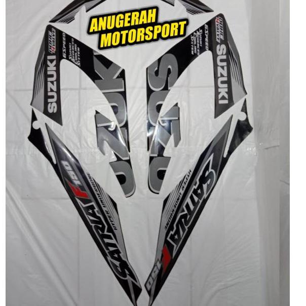 "Jnp31au22ᴼ" Striping Satria Fu facelift FL 2015 hitam silver