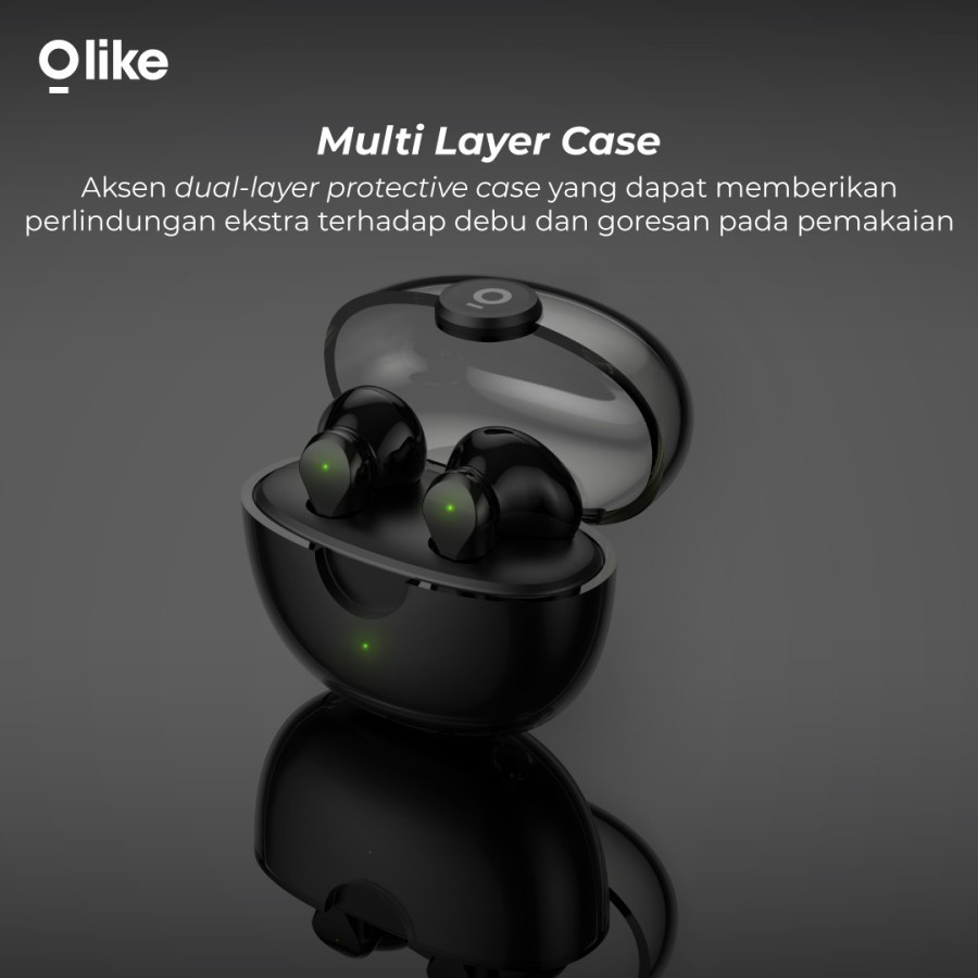 Olike T202 Wireless TWS Earphone Bluetooth - Garansi Resmi