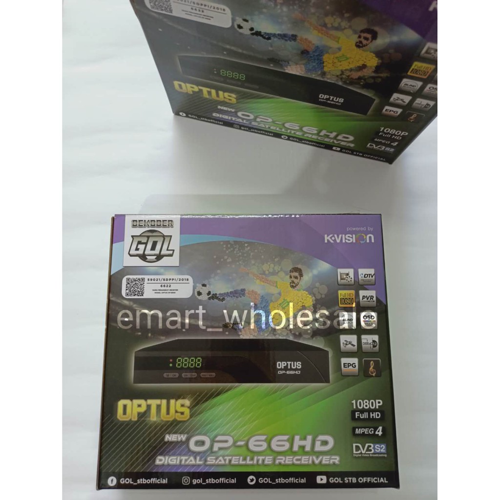 Receiver Optus OP66 HD