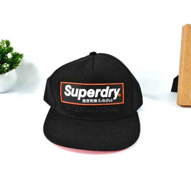 Topi Superdry International Bad Boy Black Original
