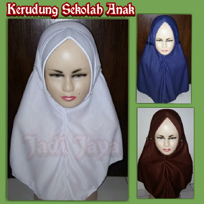 Kerudung Instan Sekolah Anak Bahan Halus