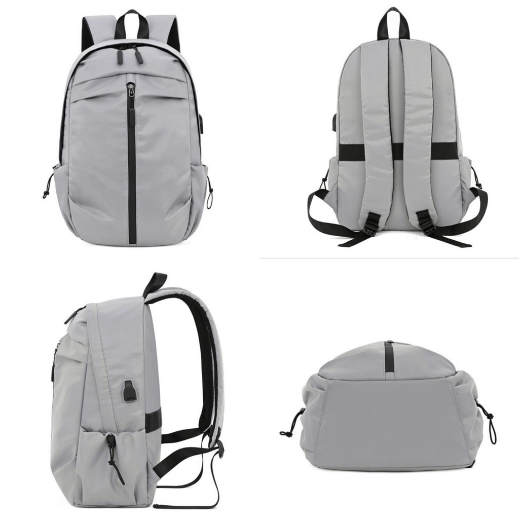 TAS RANSEL PRIA BESAR ANTI AIR SLOT LAPTOP GREY THIAGO TA543G2 IMPORT BACKPACK COWOK GENDONG PUNGGUNG SEKOLAH KULIAH KERJA KEREN POLOS SIMPLE PREMIUM BATAM MURAH