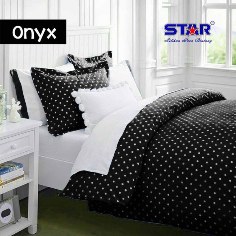 KAIN BAHAN SPREI METERAN KATUN STAR MOTIF DOTTIE/POLKADOT