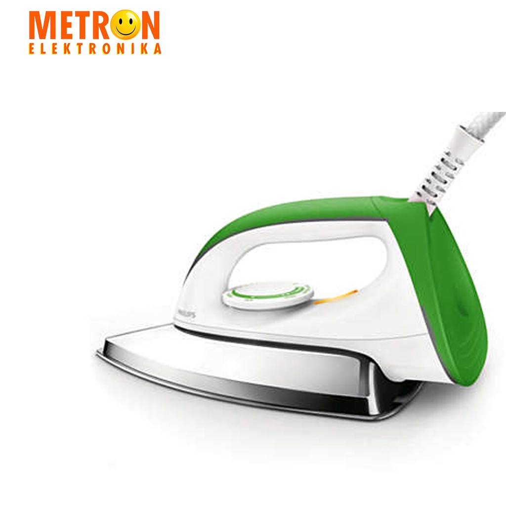 PHILIPS HD 1173 / 70 GREEN DRY IRON / SETRIKA / GOSOKAN / HD117370