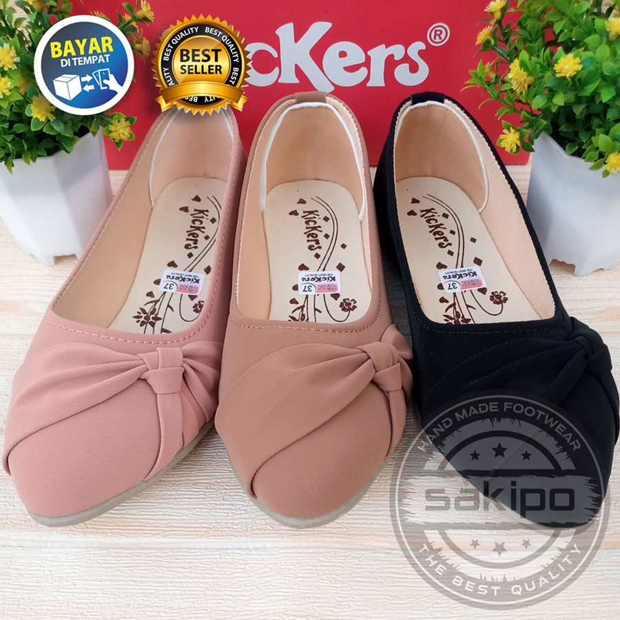 PROMO 8.8 !! SEPATU WANITA DEWASA BALET PITA SAMPING NEVADA FLATSHOES MURAH KEREN TRENDI / SAKIPO