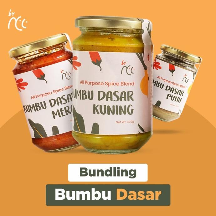 

BUNDLING 3 BUMBU DASAR (Merah, Kuning, Putih)