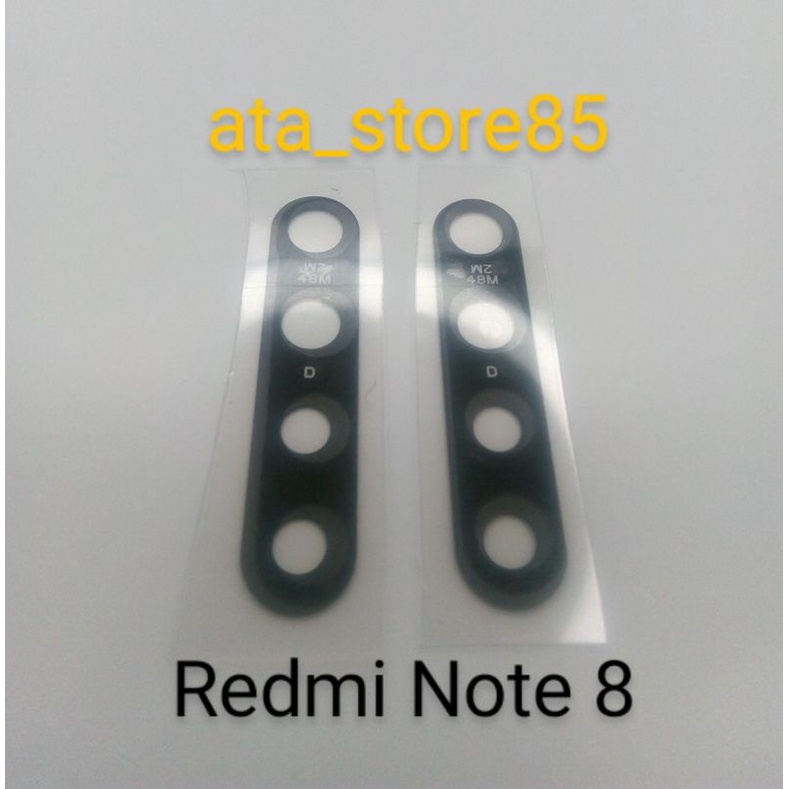 Lensa Camera Kaca Kamera Belakang Xiaomi Redmi Note  8 Original