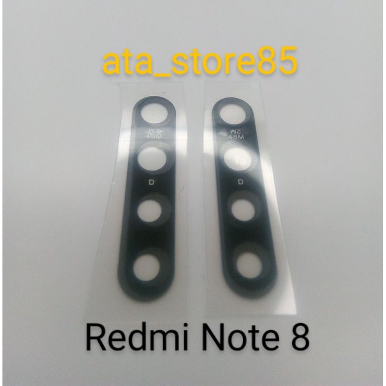 Lensa Camera Kaca Kamera Belakang Xiaomi Redmi Note  8 Original