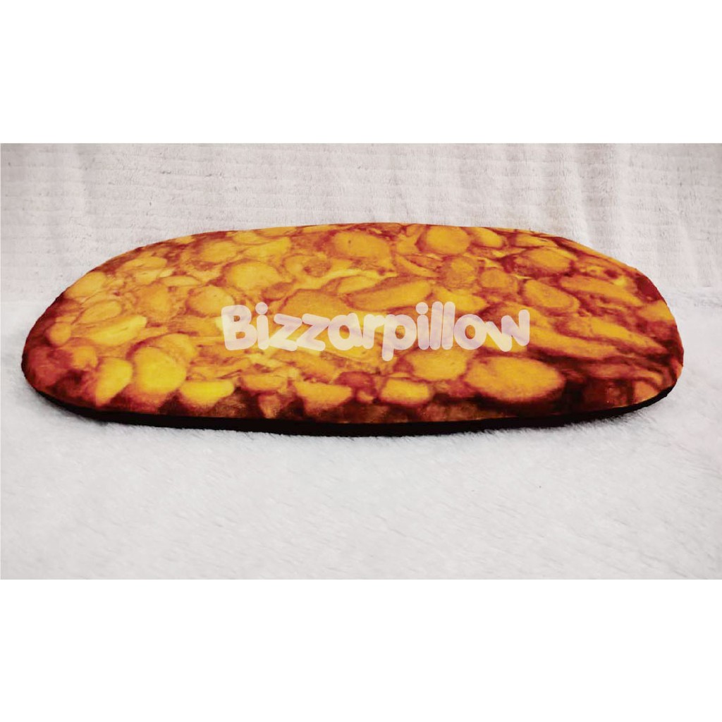 Bizzarpillow Keset / Alas Duduk Motif Tempe Goreng BZ263