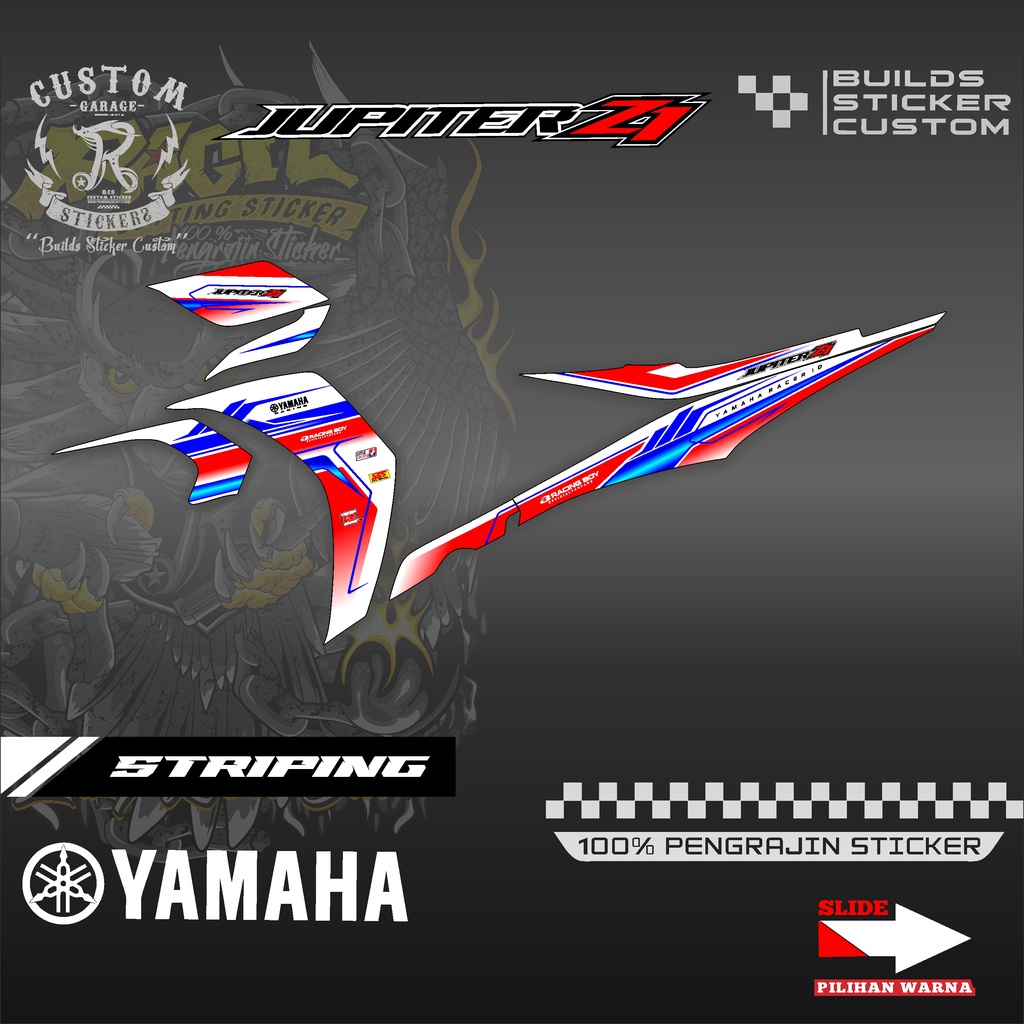 Sticker Striping Variasi Jupiter Z1 - Striping Motor Jupiter Z1