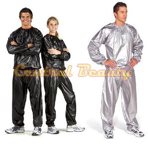 Wearing a sweat suit to lose weight
