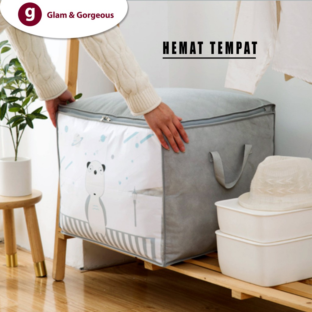 Tempat Penyimpanan TP007 Storage Box Baju Selimut Mainan Serbaguna